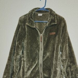 Columbia Olive Teddy Jacket